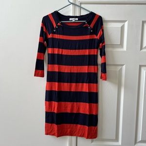 Banana Republic Blue/orange dress, XS